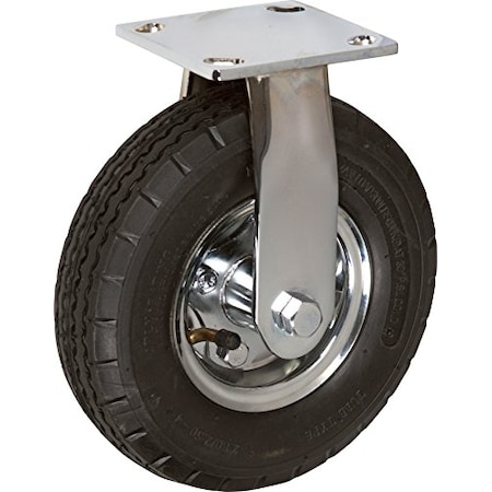 Casterhq 10"x3.5" Rigid Pneumatic Caster, 4 PLY, 350 LBS Capacity, Air Fi CB-RPC10